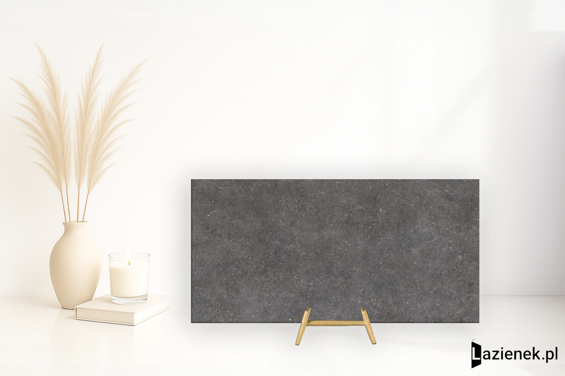 Casalgrande Padana Stile Black połaczenie mat-poler 60x120 cm gr. 9 mm - płytka rektyfikowana/14460026